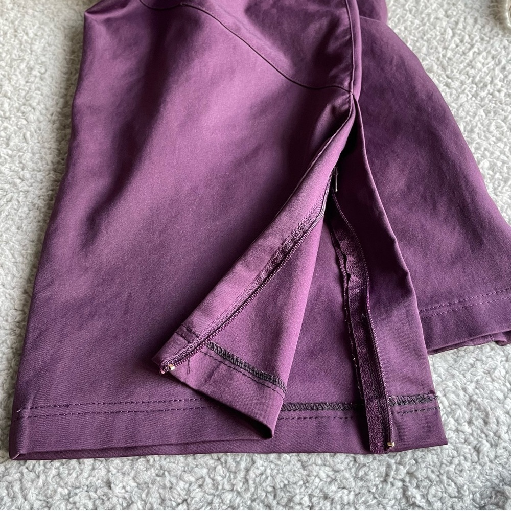 Nike Pant‎ Women's L(12-14) Straight leg, zipped pockets/slits bottom purple,VTG - Picture 8 of 15